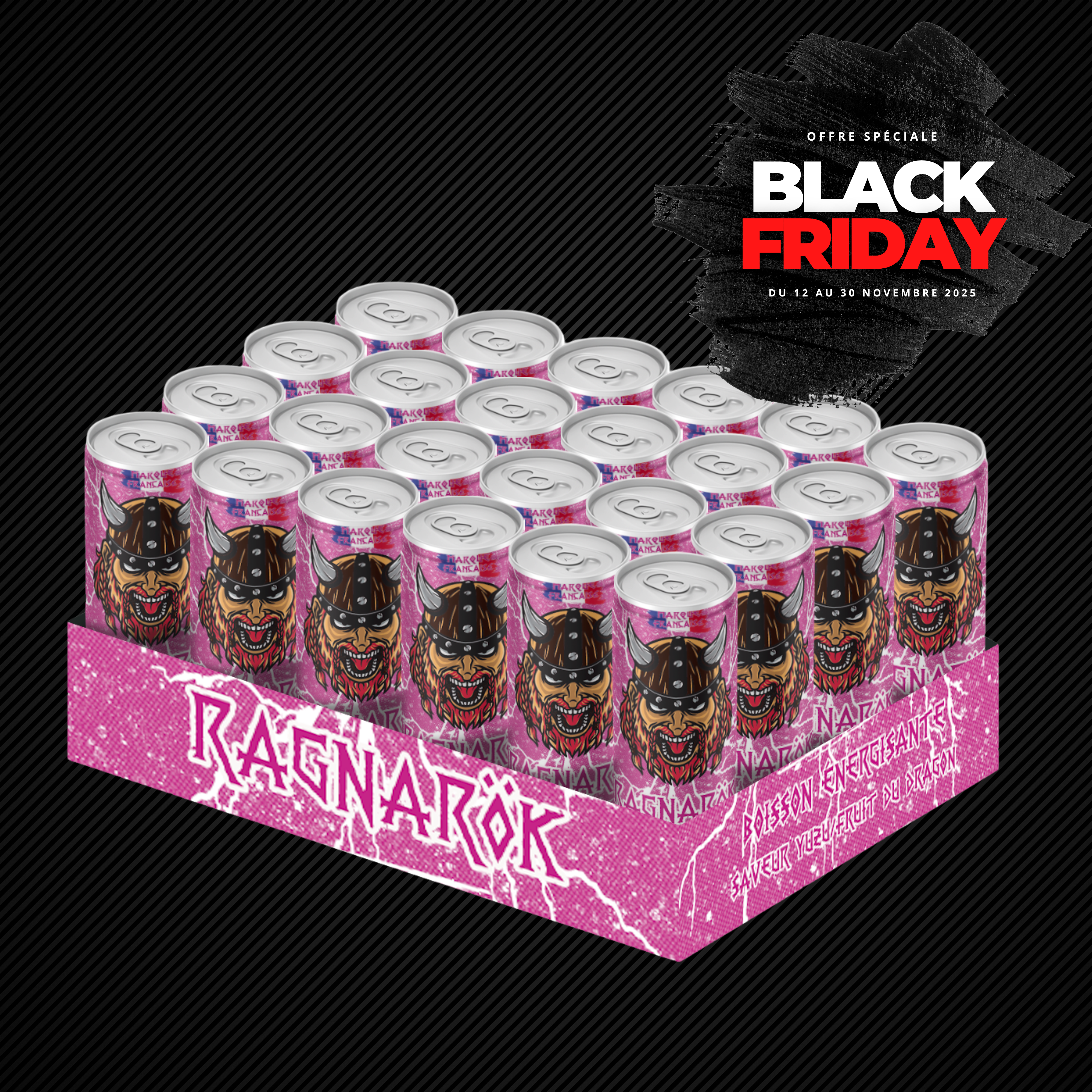 24 canettes Fruit du dragon 🍋🐉