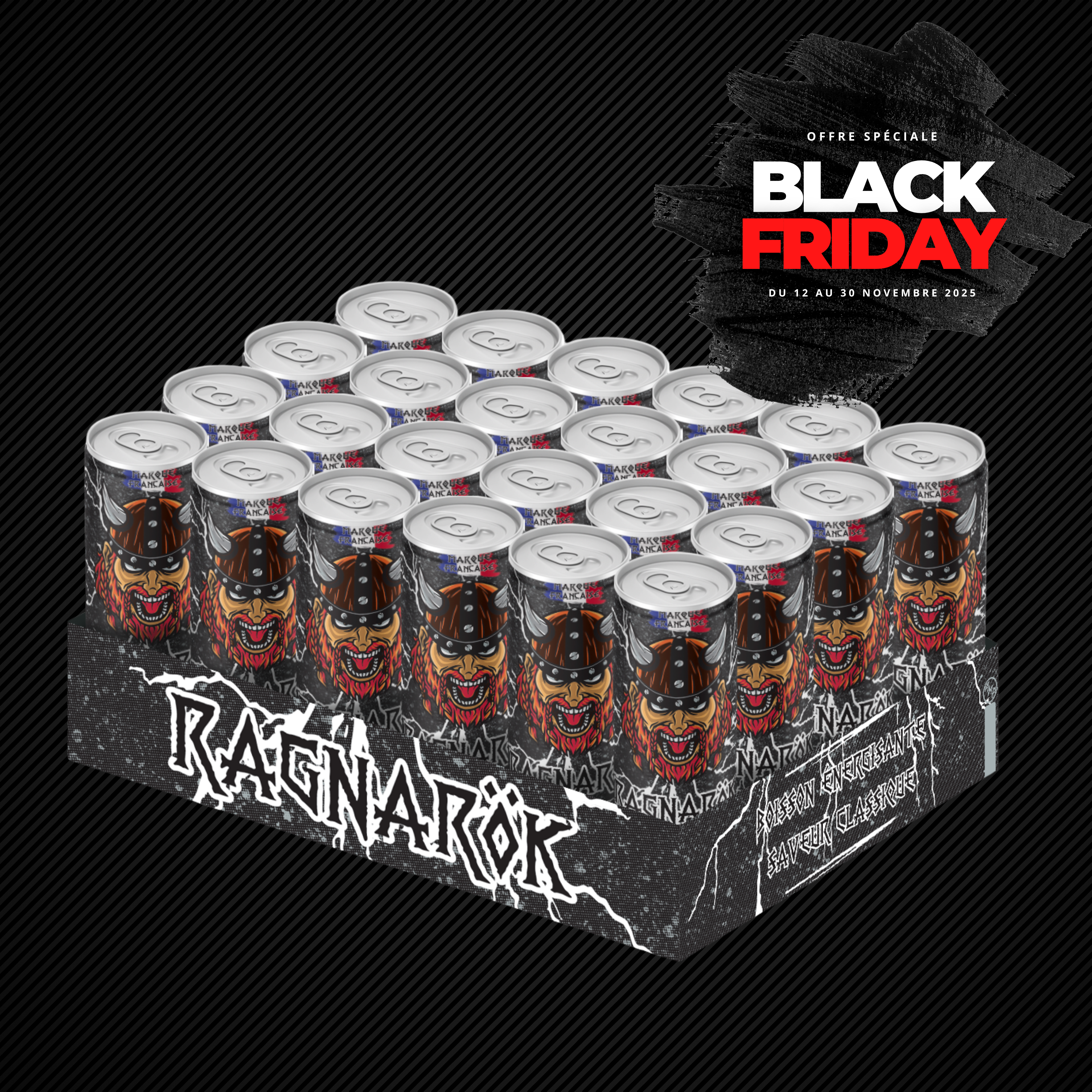 24 canettes Saveur Classique ⚡️